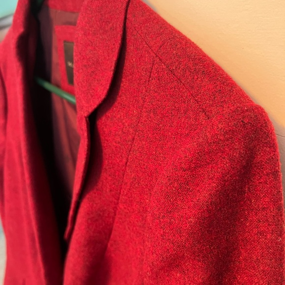 The Limited Red Wool Blend Suit (jacket and skirt) - Picture 9 of 9